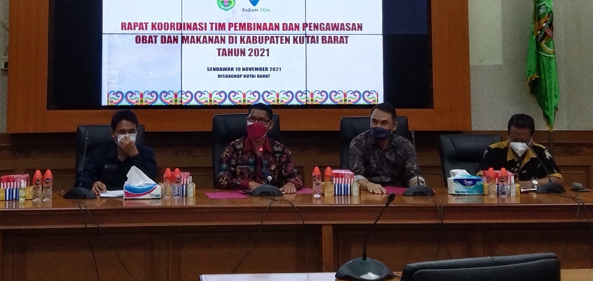 Rapat Koordinasi Pengawasan Obat dan Makanan bersama Balai Besar POM Samarinda
